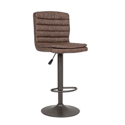 [S-B0733353] Sgabello bar vintage ecopelle marrone Connor 41 x 50 x 94,5 cm