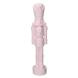 [S-V6159460000] Soldatino in Resina Laccato Rosa 8,5x8x38 cm