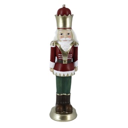 [S-V6199590000] Soldatino in Resina Rosso 6x5,8x22,5 cm