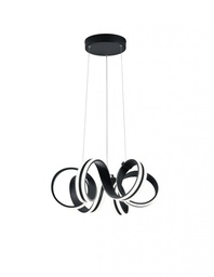 [S-TRIO325010132] Sospensione Led Dimmer Nastro Nero