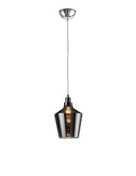 [S-TRIO304800142] Lampada a Sospensione in Vetro Fumé Calais