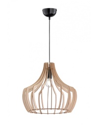 [S-TRIOR30253830] Sospensione in Legno Naturale Ø44 cm