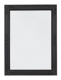 [S-B0242058] Specchio Miro C-C Nero Opaco 62x82 - Cornice in Legno Paulonia Dipinta