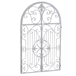 [S-V3332670000] Specchio in metallo avorio cm61x3h103