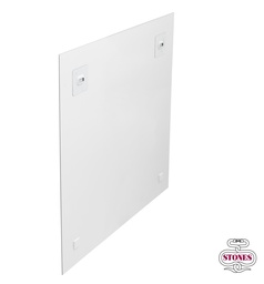 [S-CO/047/C] Stampa su vetro temperato 1x70x70 cm con tela multicolore