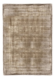 [S-B0601526] Tappeto Rashmi Marrone 160x230 - Fronte in Viscosa, Retro in Cotone