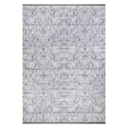 [S-FZ97062] Tappeto antiscivolo Ada grigio superficie lucida 120x180
