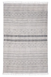 [S-B0608107] Tappeto etnico grigio Giordania 140 x 200 cm