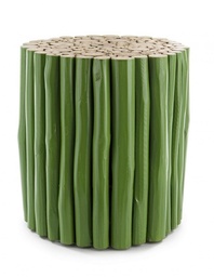 [S-B0680443] Tavolino Guadalupe Verde  Cod. 0680443