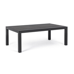 [S-B0663062] Tavolino in Alluminio Antracite 120x70x43h cm