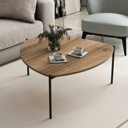 [S-FZ99562] Tavolino da salotto Lenny noce