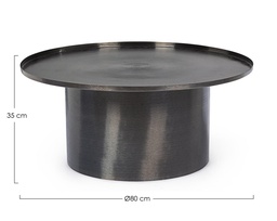 [S-B0746708] Tavolino moderno metallo Kalpita