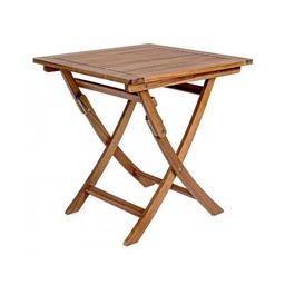 [S-B0805128] Tavolo Noemi per esterno in legno di acacia pieghevole  70x70x h73 cm
