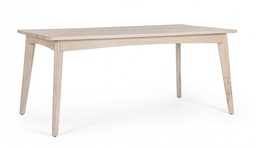 [S-B0747050] Tavolo Sahana 173x90 in Legno Mango con Verniciatura a Base di Nitrocellulosa