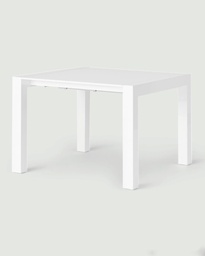 [S-OM/458/BI] Tavolo allungabile elegante in MDF, 90x103/170x76