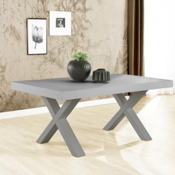 [S-FZ95574] Tavolo allungabile Gondar 160x90 beton