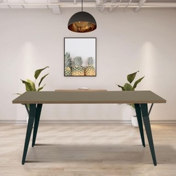 [S-FZ96408] Tavolo da pranzo Yutan 160x80 cm rovere