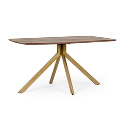 [S-B0746833] Tavolo in legno stile vintage per 6 persone cm 150x90