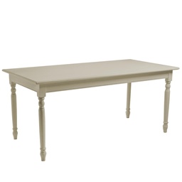 [S-V8041540000] Tavolo legno shabby grigio rettangolare 80 x 160 x 78 cm