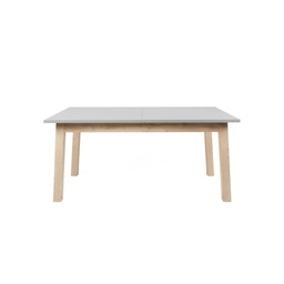 [S-FZ92776] Tavolo moderno allungabile rovere grigio cm 90 x 160 /240