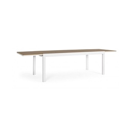 [S-B0662970] Tavolo per esterno 200-300x95x74h Bianco