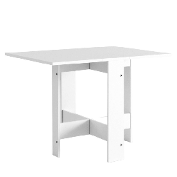 [97594] Tavolo pieghevole salvaspazio Artemio colore bianco