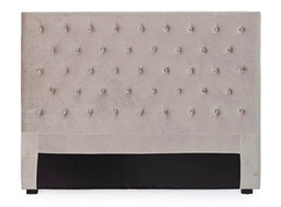 [S-B0747003] Testiera Letto Caspar Grigio Chiaro 160