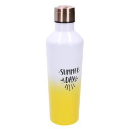 [S-V1501570000] Termos tondo in acciaio giallo 0,5L cm7x6,5h25,5