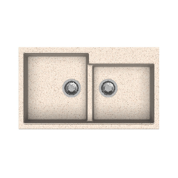 [S-FZ99001] Tip Toe N200 Lavello 2 vasche avena