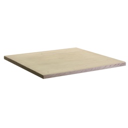 [S-V6456620000] Tavolo in Resina per Esterno Naturale - 70x70x3 cm