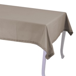 [S-V7910160000] Tovaglia amelie tortora quadro cm140x140