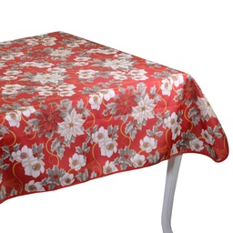 [S-V6199840000] Tovaglia in poliestere rosso 140x240 cm