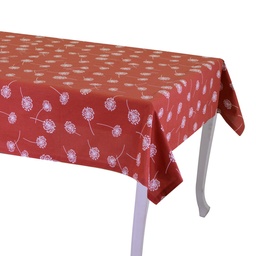 [S-V7915180000] Tovaglia in tessuto rosso mattone rettangolare 140x180 cm