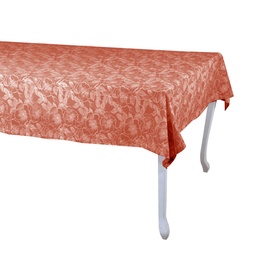 [S-V7911870000] Tovaglia in tessuto wild rose rosso mattone cm140x180
