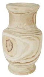 [S-V9123790000] Vaso Anfora in Legno Grande Ø cm. 27 x h 48