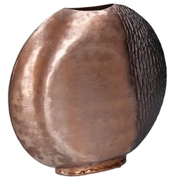 [S-V6129620000] Vaso in metallo bronzo cm31x9h29