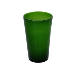 [S-V9116000000] Vaso in vetro verde bc-0842 Ø 13,5 cm x 21 cm