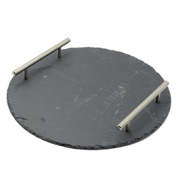 [S-V5854670000] Vassoio ardesia tondo 30x30 cm