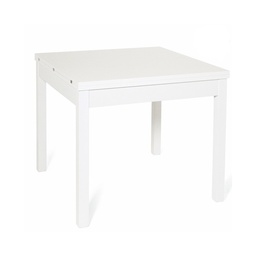 [S-A10069] Tavolo pranzo Bianco Frassinato apribile libro in legno nobilitato cm 90x90/180