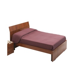 [S-A10503] Letto una piazza e mezza per camera noce antico cm 200x131xH 98