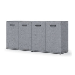 [SA-A17605] Mobile multiuso grigio cemento in legno nobilitato 180x80x45 cm