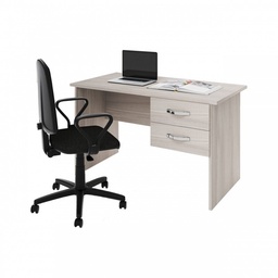 [SA-A10552] Scrivania da camera Olmo 2 cassetti in legno nobilitato 119x64xH.75