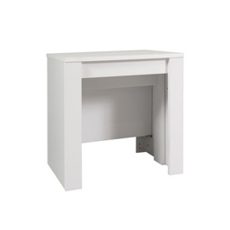 [93871] Tavolo consolle allungabile bianco 78x54/252x h78 cm