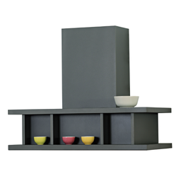 [SA-ART895165] Cappa aspirante in acciaio inox brunito 90x42x26 cm