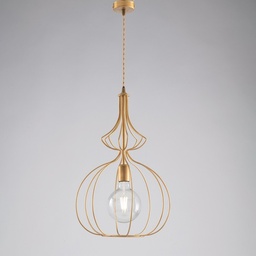 [SA-BL221-OR] Lampadario moderno oro urban industrial 35x54 cm