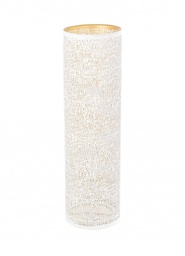 [SA-B0971573] Portacandele P.Tealight 5P Icelyn Bianco-Oro