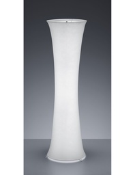 [SA-TRIOR40172001] Piantana Cilindro Svasato Tessuto Bianco 2xE27