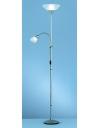 [SA-TRIOR4393-87] Lampada da Terra Dimmerabile Erzwo Titanio Ø28 cm Trio Lighting