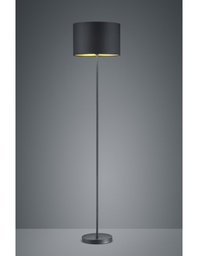 [SA-TRIO408200179] Piantana Metallo Nero-Oro H160 cm Ø35 cm