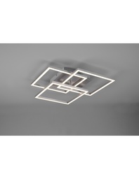 [SA-TRIOR62883107] Plafoniera Orientabile a 3 Quadrati LED Dimmer Nichel